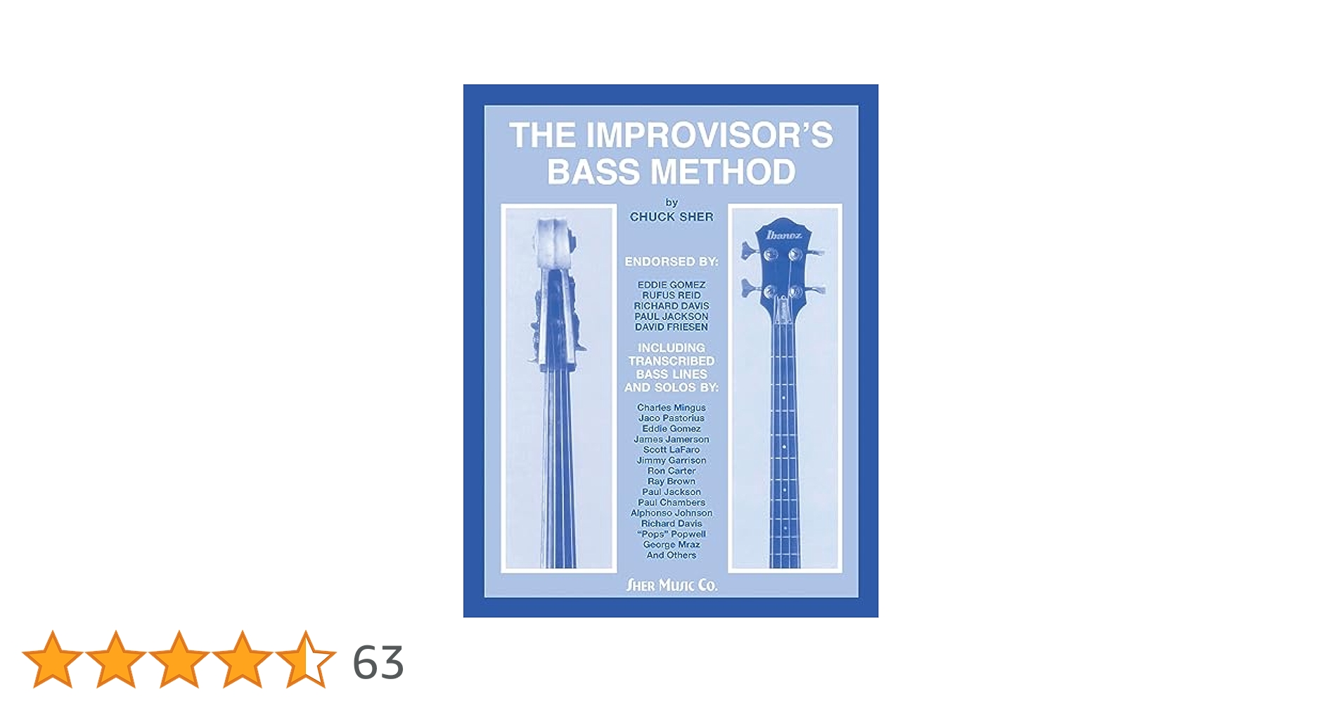 The Improviser's Bass Method　リング製本版 Amazon.co.jp: Improvisers Bass Method : Sher, Chuck: 洋書